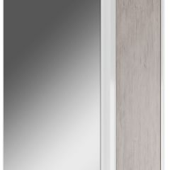 Шкаф-зеркало Uno 60 Дуб серый левый/правый Домино (DU1503HZ) в Лысьве - lysva.mebel24.online | фото 1