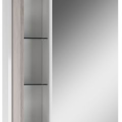 Шкаф-зеркало Uno 60 Дуб серый левый/правый Домино (DU1503HZ) в Лысьве - lysva.mebel24.online | фото 3