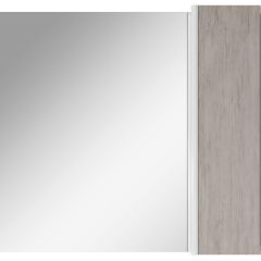 Шкаф-зеркало Uno 80 Дуб серый левый/правый Домино (DU1504HZ) в Лысьве - lysva.mebel24.online | фото 5
