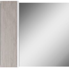 Шкаф-зеркало Uno 80 Дуб серый левый/правый Домино (DU1504HZ) в Лысьве - lysva.mebel24.online | фото 2