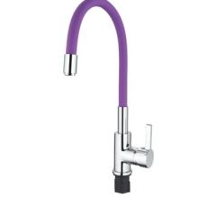 Смеситель для кухни с силиконовым изливом A9890S (Фиолетовый) в Лысьве - lysva.mebel24.online | фото