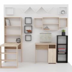 Стеллаж Элемент-1 (дуб сонома) в Лысьве - lysva.mebel24.online | фото 4