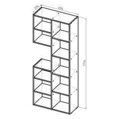 Стеллаж Элемент-2 (белый) в Лысьве - lysva.mebel24.online | фото 6