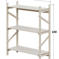 Стеллаж Конструктор Арт.С1000-1 в Лысьве - lysva.mebel24.online | фото 2