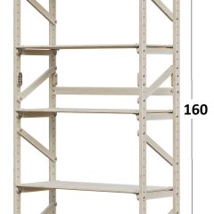 Стеллаж Конструктор Арт.С1600-1 в Лысьве - lysva.mebel24.online | фото 2