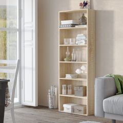 Стеллаж Лофт (Дуб сонома) в Лысьве - lysva.mebel24.online | фото