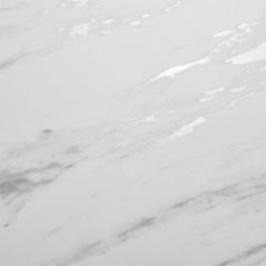 Стол BELLUNO 160 MARBLES KL-99 Белый мрамор матовый, итальянская керамика/ белый каркас, ®DISAUR в Лысьве - lysva.mebel24.online | фото 9