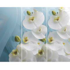 Стол Бостон-3 (Белая Орхидея) 1100/1420*700, опора Брифинг в Лысьве - lysva.mebel24.online | фото 2