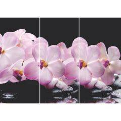 Стол Бостон-3 (Розовая Орхидея) 1100/1420*700, опора Брифинг в Лысьве - lysva.mebel24.online | фото 2