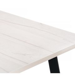 Стол деревянный Колон Лофт 120(160)х75х75 25 мм юта / матовый черный в Лысьве - lysva.mebel24.online | фото 9
