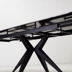 Стол FORIO 160 MATT BLACK MARBLE SOLID CERAMIC / BLACK, ®DISAUR в Лысьве - lysva.mebel24.online | фото 6