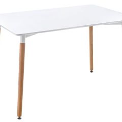 Стол деревянный Table 110х70х73 white / wood в Лысьве - lysva.mebel24.online | фото 1