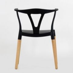Стул Barneo N-218 Wishbone интерьерный кухонный черный в Лысьве - lysva.mebel24.online | фото 2