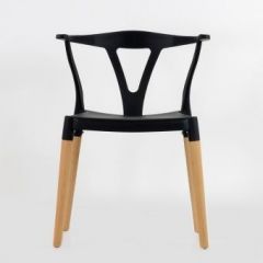 Стул Barneo N-218 Wishbone интерьерный кухонный черный в Лысьве - lysva.mebel24.online | фото 3