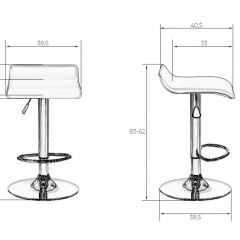 Стул барный DOBRIN TOMMY LM-3013 (серый) в Лысьве - lysva.mebel24.online | фото