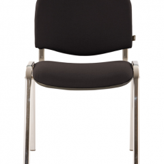 Стул BRABIX "Iso CF-001" (хром каркас, ткань черная) 531419 в Лысьве - lysva.mebel24.online | фото 2