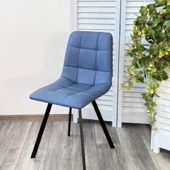 Стул CHILLI-Q SQUARE Oracul 795 Синий, экокожа PU / черный каркас, М-City в Лысьве - lysva.mebel24.online | фото 6