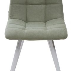 Стул CHILLI SQUARE UF860-11B мятный, ткань/ белый каркас М-City в Лысьве - lysva.mebel24.online | фото 3