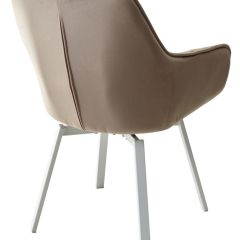 Стул MAVERICK 360 град. поворот. BLUVEL-40 BEIGE/ белый каркас, М-City в Лысьве - lysva.mebel24.online | фото 9