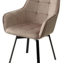 Стул MAVERICK 360 град. поворот. BLUVEL-40 BEIGE/ черный каркас, М-City в Лысьве - lysva.mebel24.online | фото