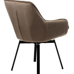 Стул MAVERICK 360 град. поворот. BLUVEL-40 BEIGE/ черный каркас, М-City в Лысьве - lysva.mebel24.online | фото 2