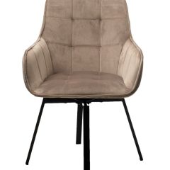 Стул MAVERICK 360 град. поворот. BLUVEL-40 BEIGE/ черный каркас, М-City в Лысьве - lysva.mebel24.online | фото 3