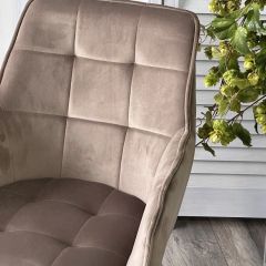 Стул MAVERICK 360 град. поворот. BLUVEL-40 BEIGE/ черный каркас, М-City в Лысьве - lysva.mebel24.online | фото 6