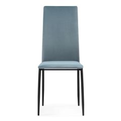 Стул на металлокаркасе Tod light blue / black в Лысьве - lysva.mebel24.online | фото