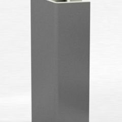 Угловое соединение для цоколя 135 гр. h100 мм (Алюминий, Белый, Черный, Сонома) в Лысьве - lysva.mebel24.online | фото