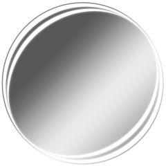 Зеркало Берг 700х700 с подсветкой Домино (GL7055Z) в Лысьве - lysva.mebel24.online | фото 1