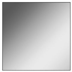 Зеркало Corsica 500х500 black без подсветки Sansa (SB1063Z) в Лысьве - lysva.mebel24.online | фото 1