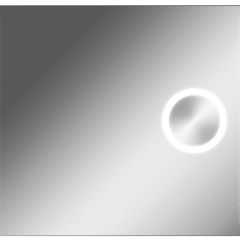 Зеркало Cosmo 100 alum (линза) с подсветкой Sansa (SCL1026Z) в Лысьве - lysva.mebel24.online | фото 1