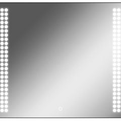Зеркало Cosmo 90 black с подсветкой Sansa (SC1051Z) в Лысьве - lysva.mebel24.online | фото 1