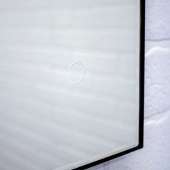 Зеркало Eclipse 100 black с подсветкой Sansa (SE1032Z) в Лысьве - lysva.mebel24.online | фото 6
