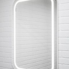 Зеркало Elis 100 white с подсветкой Sansa (SEe1045Z) в Лысьве - lysva.mebel24.online | фото 3