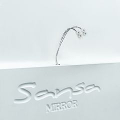 Зеркало Gia 75 white с подсветкой Sansa (SGa1044Z) в Лысьве - lysva.mebel24.online | фото 5
