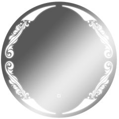 Зеркало Канберра 700х700 с подсветкой Домино (GL7032Z) в Лысьве - lysva.mebel24.online | фото