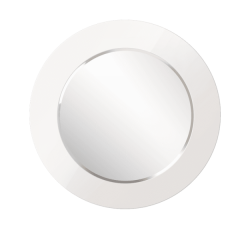 Зеркало круглое белый (РМ/02) в Лысьве - lysva.mebel24.online | фото