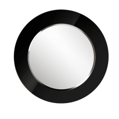 Зеркало круглое черный (РМ/02) в Лысьве - lysva.mebel24.online | фото 1