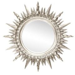 Зеркало круглое серебро (1810(1) в Лысьве - lysva.mebel24.online | фото