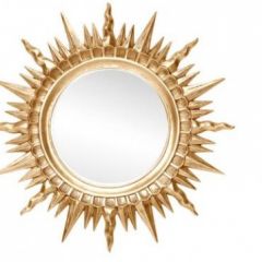 Зеркало круглое золото (1810(1) в Лысьве - lysva.mebel24.online | фото