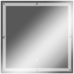 Зеркало Паликир 700х700 с подсветкой Домино (GL7051Z) в Лысьве - lysva.mebel24.online | фото 1
