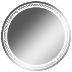 Зеркало Прая 700х700 с подсветкой Домино (GL7048Z) в Лысьве - lysva.mebel24.online | фото