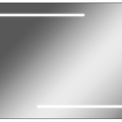 Зеркало Ray 100 black с подсветкой Sansa (SR1035Z) в Лысьве - lysva.mebel24.online | фото