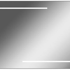 Зеркало Ray 90 black с подсветкой Sansa (SR1036Z) в Лысьве - lysva.mebel24.online | фото