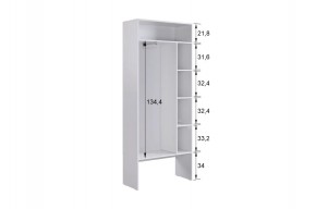 БАСКО Прихожая К11 (графит) в Лысьве - lysva.mebel24.online | фото 6