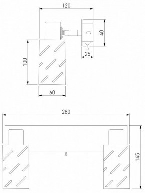 Бра Eurosvet Fente 20090/2 белый/хром в Лысьве - lysva.mebel24.online | фото 5