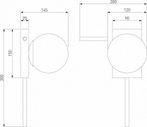 Бра Eurosvet Fredo 40036/1 черный жемчуг в Лысьве - lysva.mebel24.online | фото 4