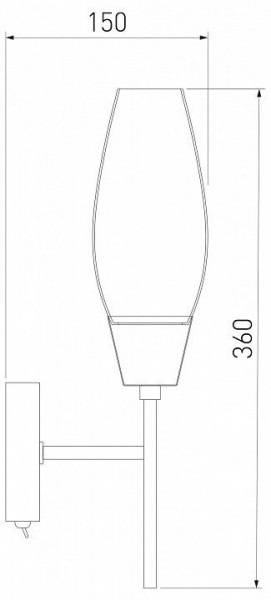 Бра Eurosvet Thalia 60140/1 сатин-никель в Лысьве - lysva.mebel24.online | фото 3