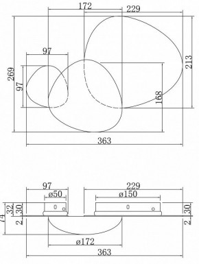 Бра Maytoni Jack-stone MOD314WL-L8G3K в Лысьве - lysva.mebel24.online | фото 5